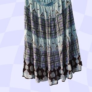Multicolor Bohemian Women's Skirt